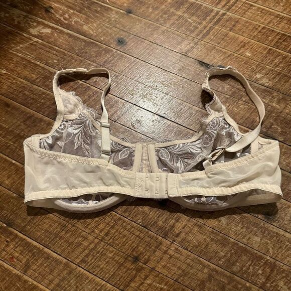 Soma nude Sensuous lace unlined sexy retro 36C bra - Picture 3 of 3